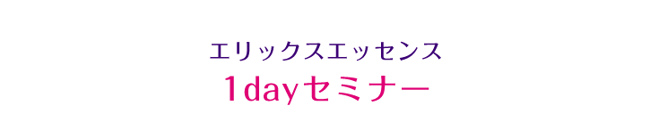 エリックスエッセンス 1dayセミナー